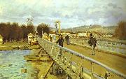 Alfred Sisley Woodbridge at Argenteuil painting
